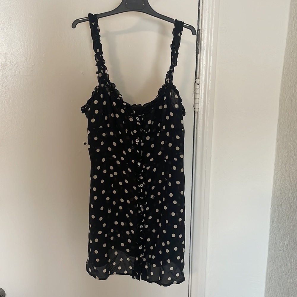 Realisation Par The Julia Dress Polka Dot Size Medium 100% Silk (trade for small